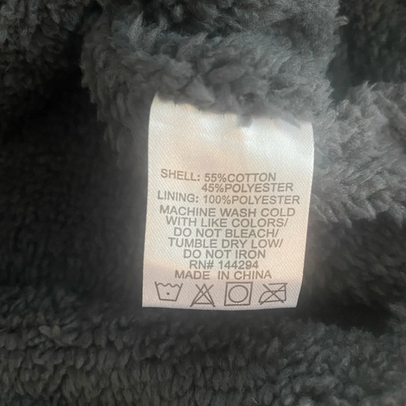 HAN Striped Sherpa Lined Sweat Full Zip Size - Picture 4 of 9